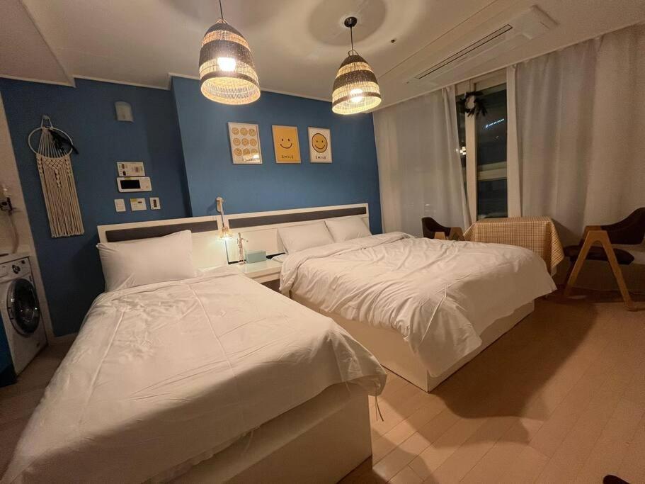 Haeundae Beach Stay #2Min Walk #2Beds Busan Eksteriør billede